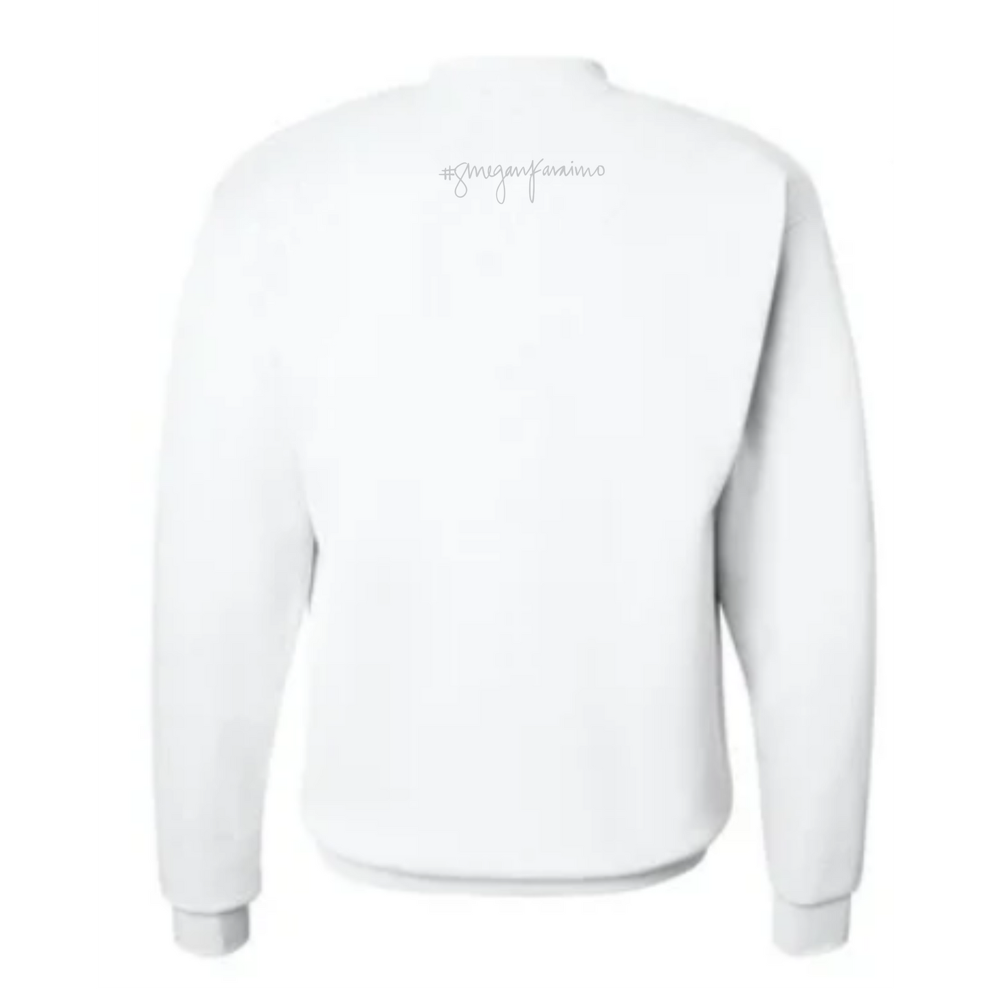 VALU original gray (on white sweatshirt)