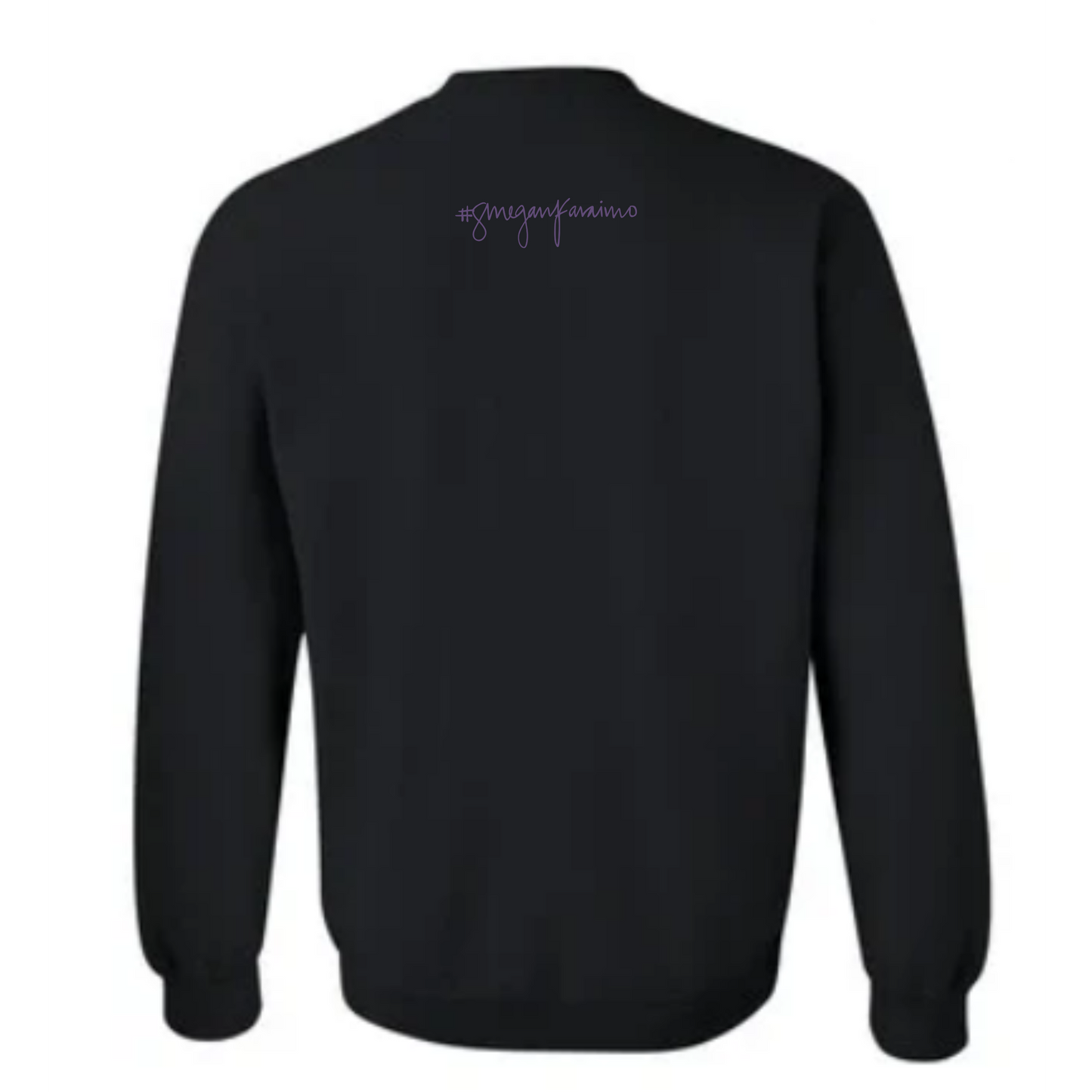 VALU original purple (on black sweatshirt)