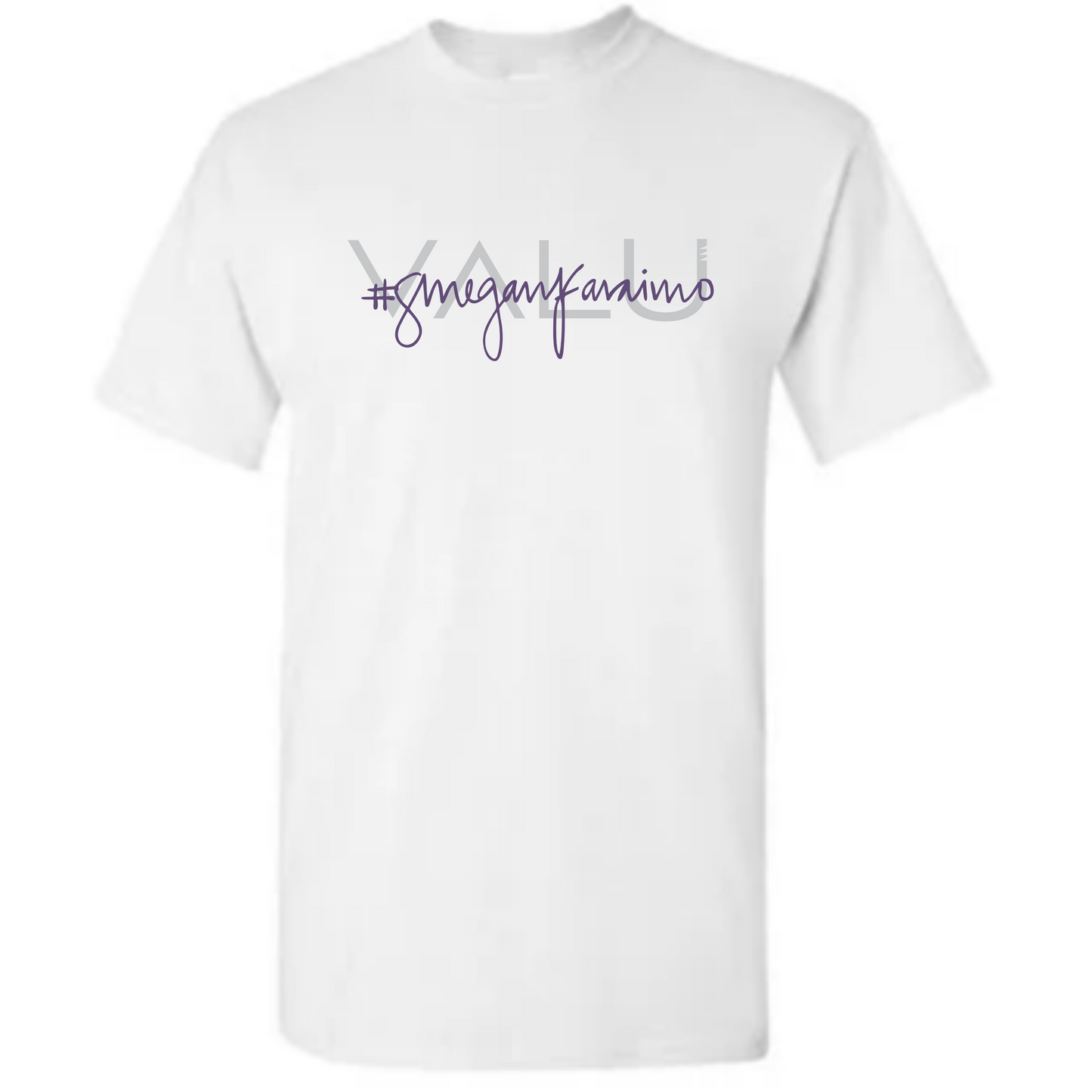 OG combo tee - gray logo & purple autograph