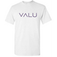 VALU original purple (on white tee)