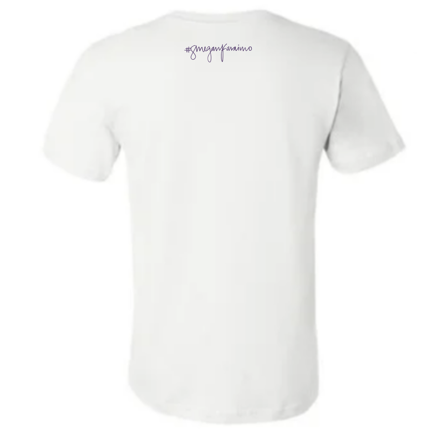 VALU original purple (on white tee)