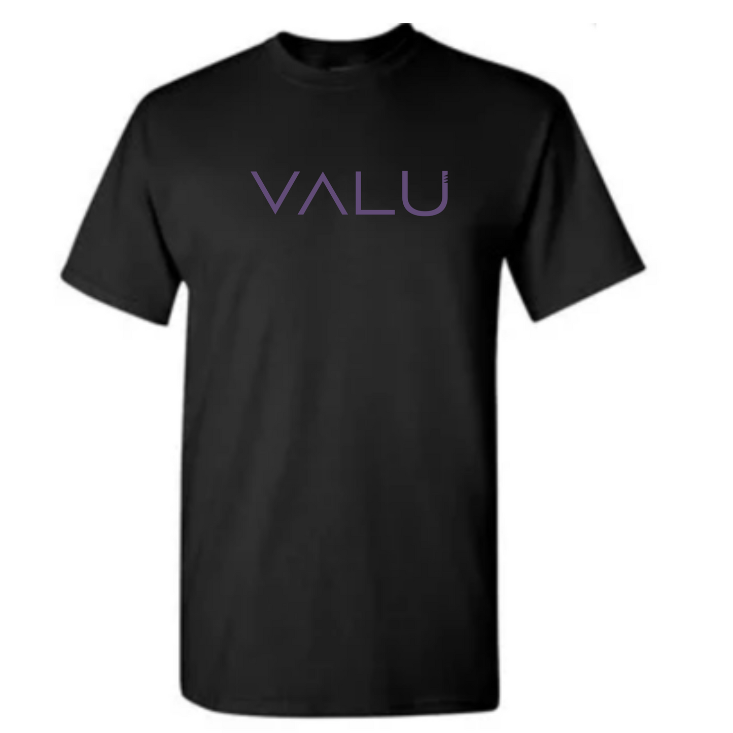 VALU original purple (on black tee)