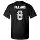 Valu script jersey t-shirt in black