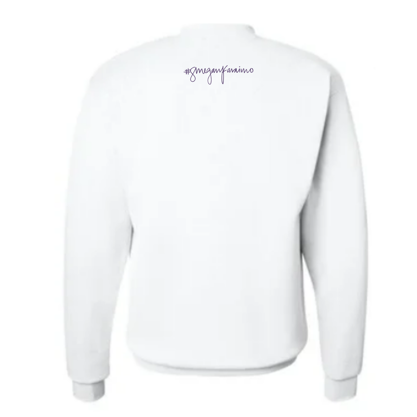 VALU original purple (on white sweatshirt)